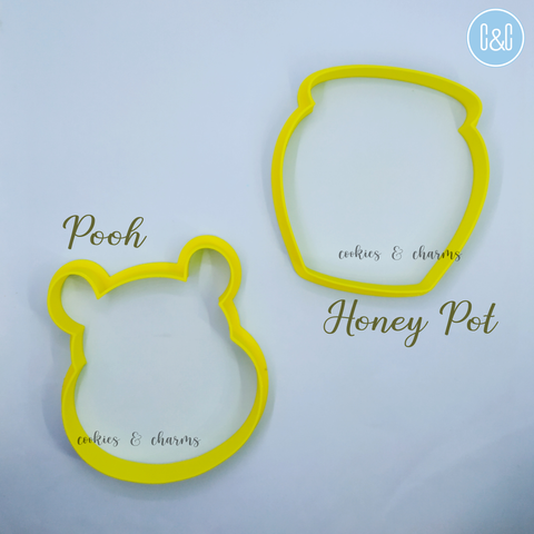 Pooh & Honey Pot Cutter made in malaysia