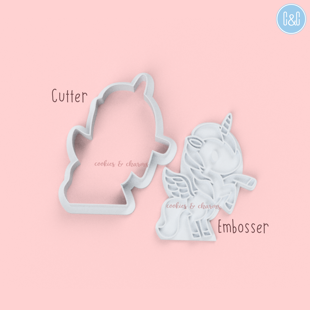 Happy Unicorn Cutter and Embosser sample set