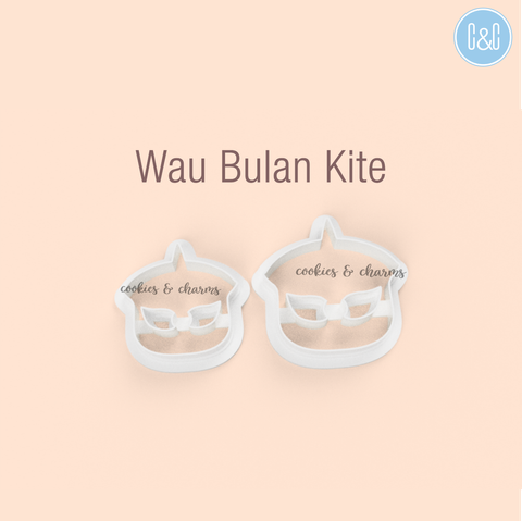 Malaysia Wau Bulan Kite Polymer Clay Cutter