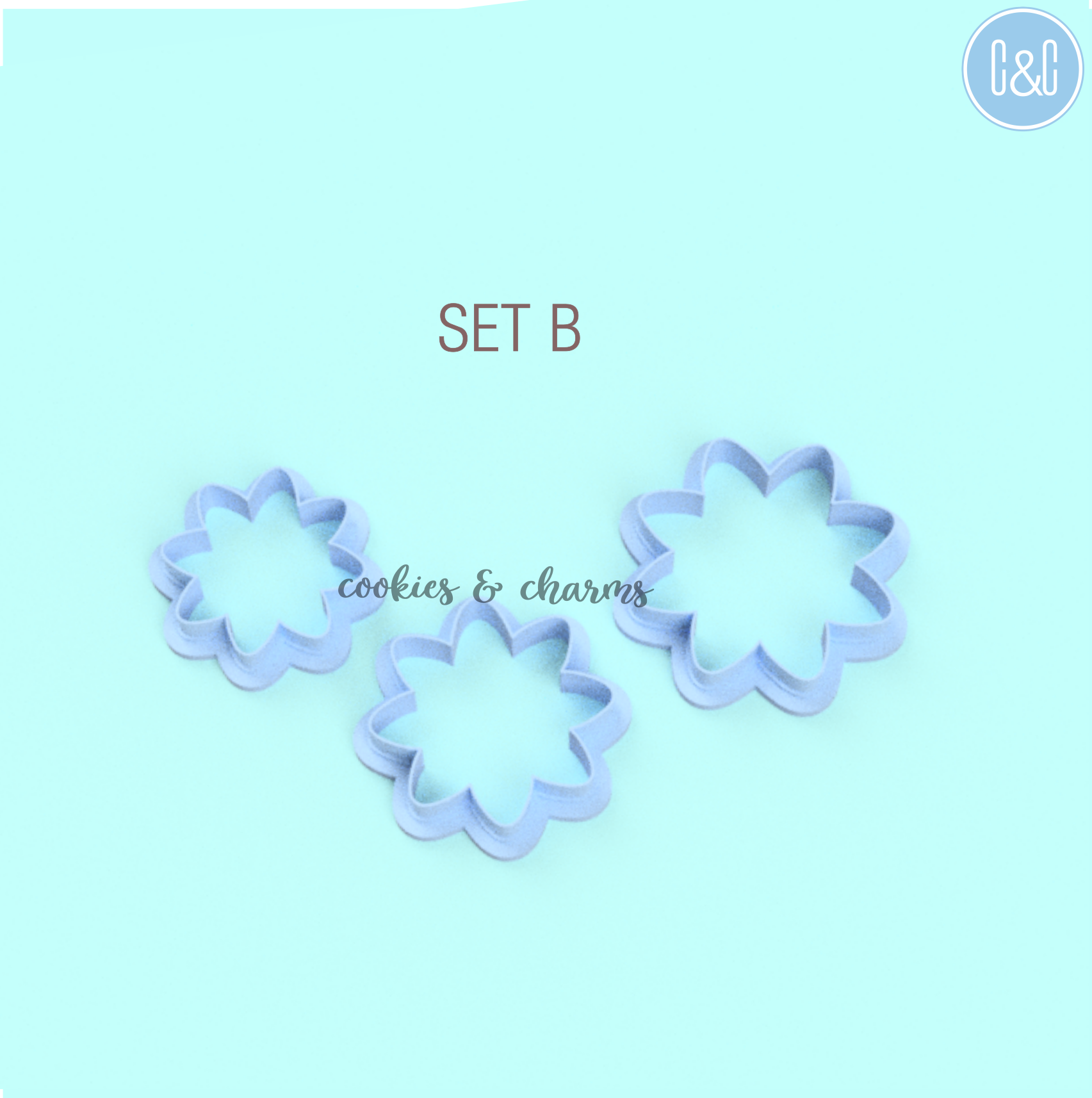 Sunflower shape clay cutter set b.png