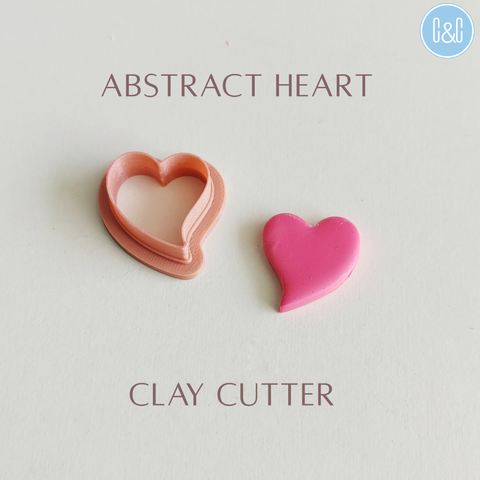 Polymer Clay Cutter Cutter Polymer Clay Cutter Heart Cutter Valentines Day  Clay Cutters Clay Tool Clay Mould Heart 2 Sizes 