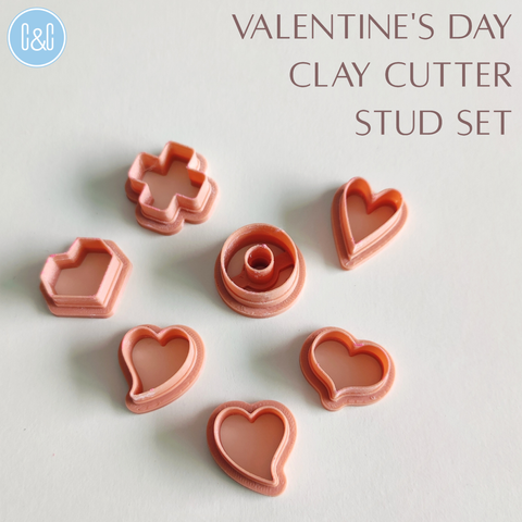 valentines day polymer clay cutter stud set.png
