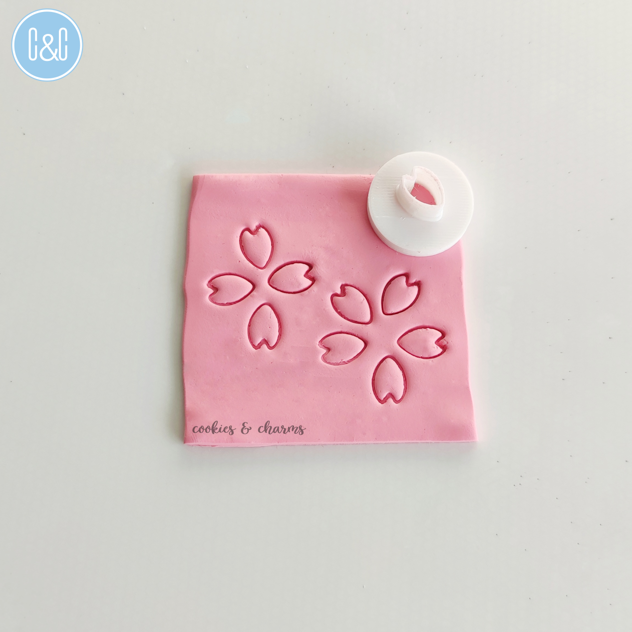Cherry Blossom Petal Polymer Clay Micro Cutter – Cookies And Charms