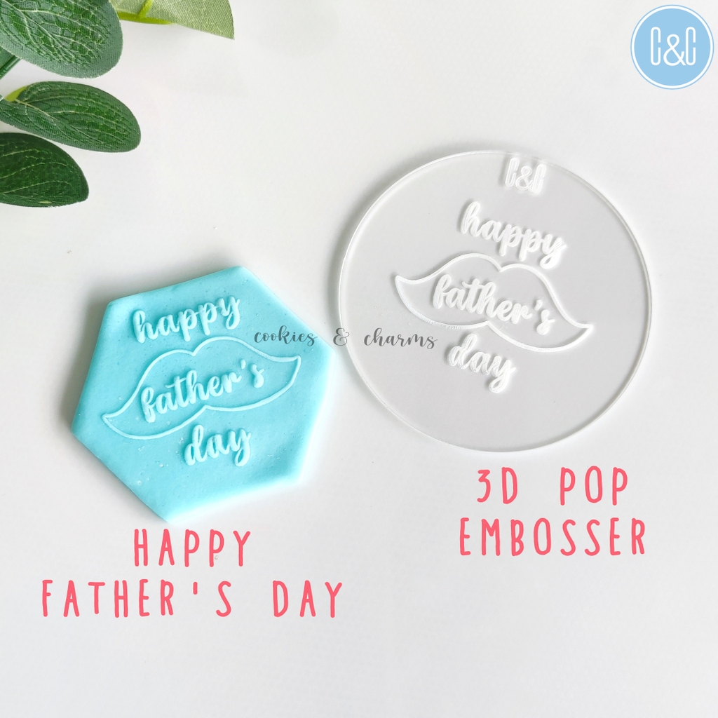 happy fathers day 3d pop fondant embosser.png