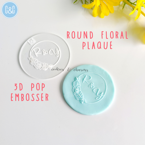 round floral plaque fondant 3d pop embosser.png