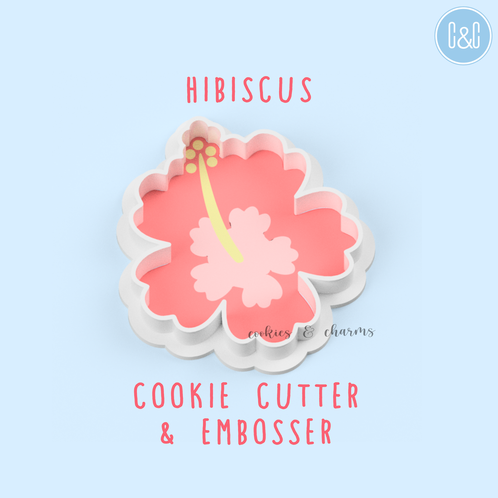 Hibiscus cutter and embosser