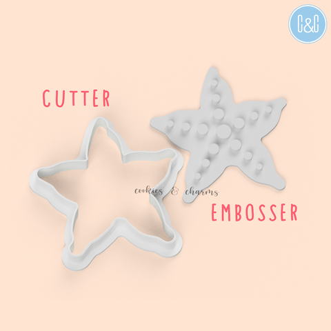 starfish cookie cutter and embosser
