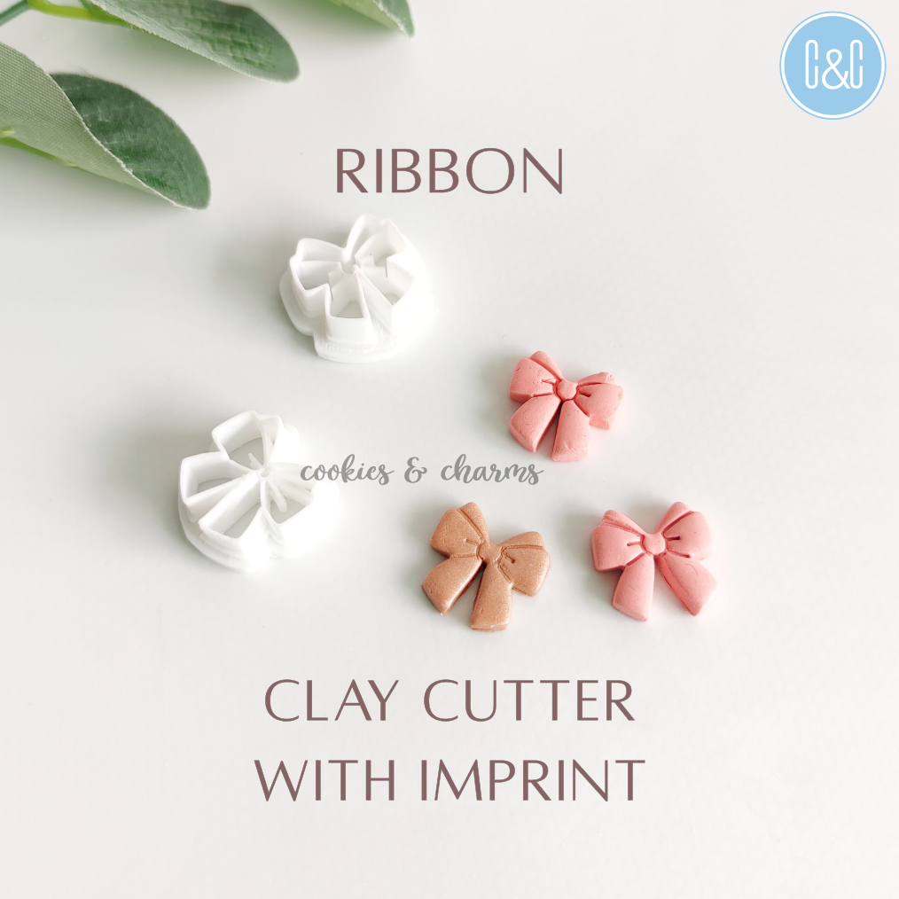 ribbon imprint clay cutter