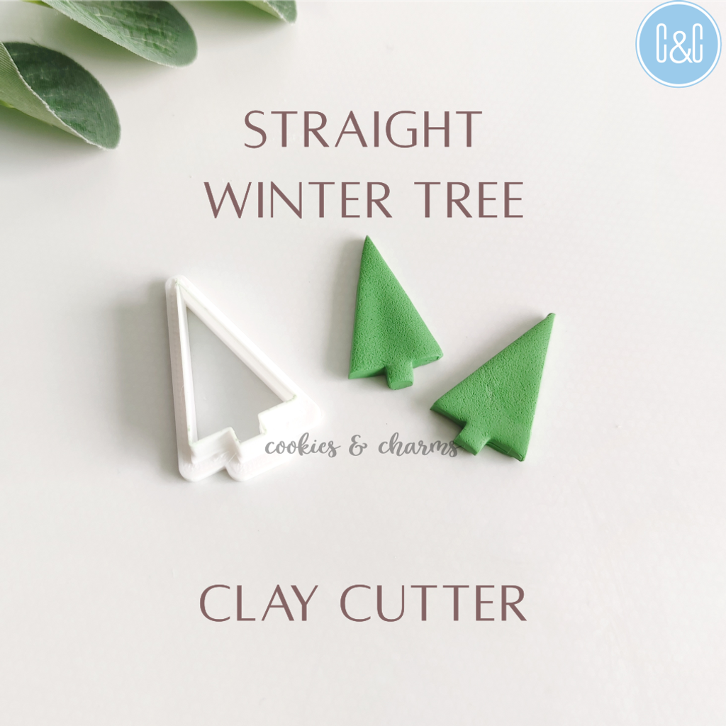 straight winter tree clay cutter