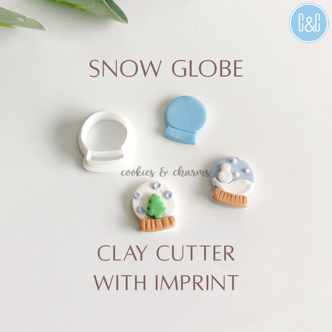 snow globe imprint clay cutter 2