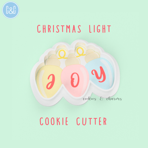 christmas light cookie cutter