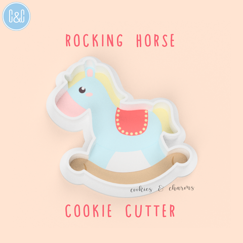 rocking horse cookie cutter
