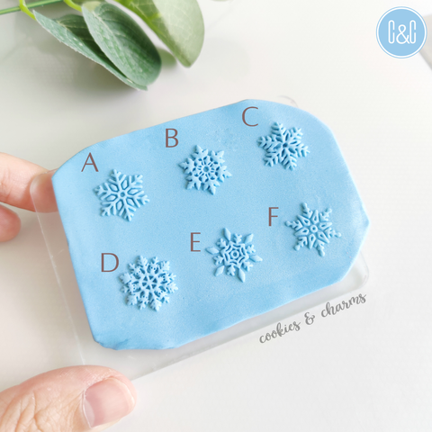 snowflakes 3d pop embosser texture tiles 2