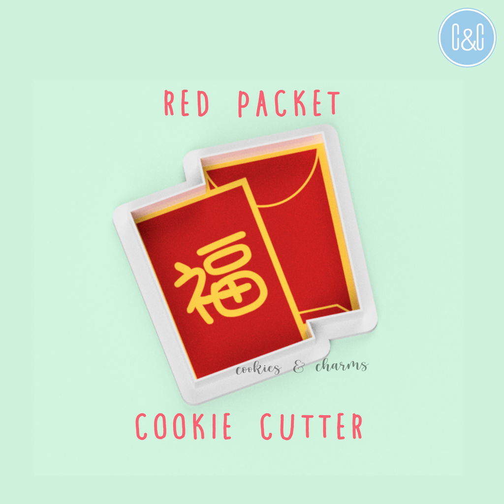 red packet cookie cutter