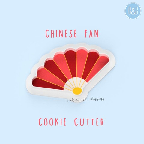 chinese fan cookie cutter