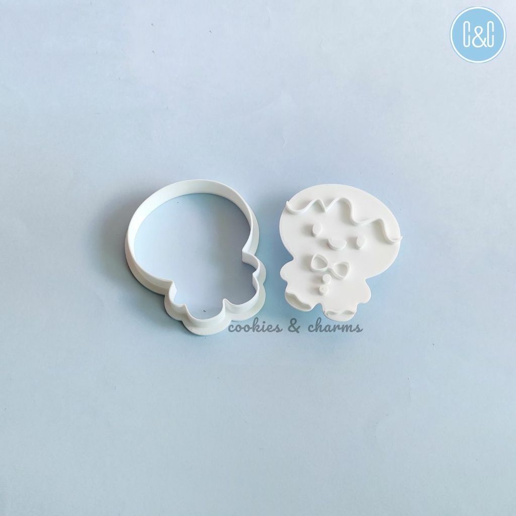 gingerbread cookie cutter & embosser