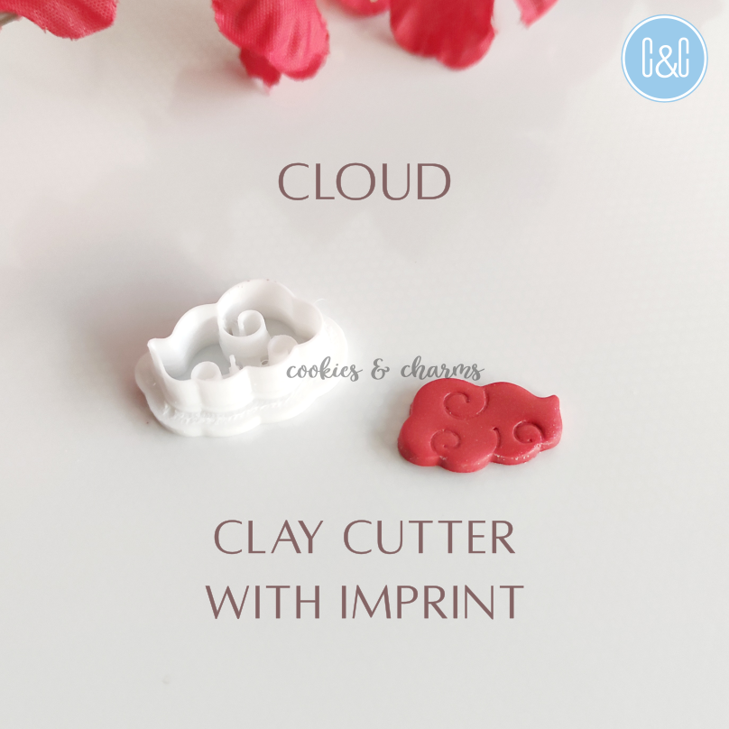 cloud imprint clay cutter