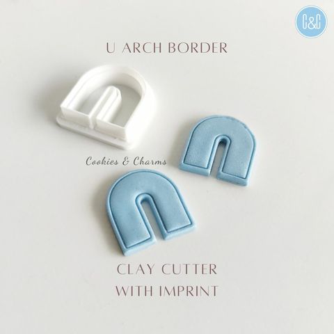 U arch border imprint clay cutter