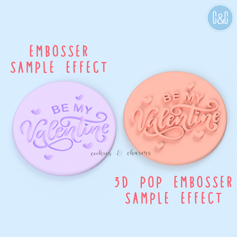 be my valentine embosser 3d pop embosser 2