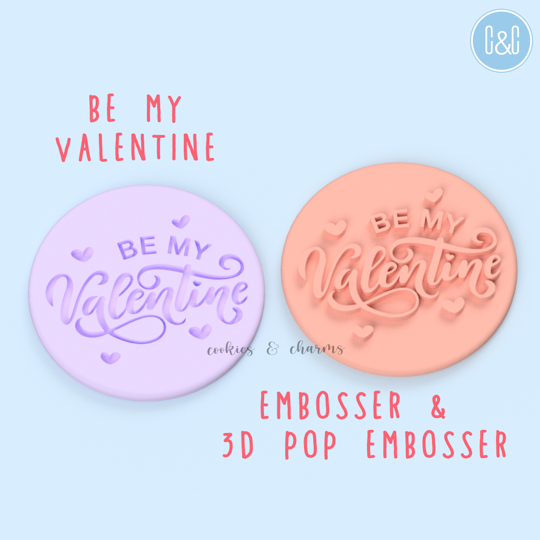be my valentine embosser 3d pop embosser 1