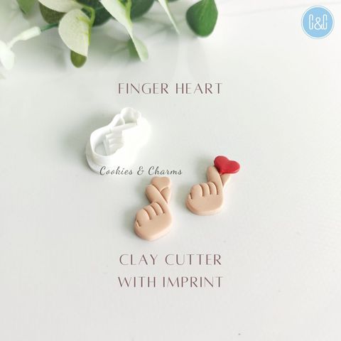 Valentine Crying Heart Clay Cutter