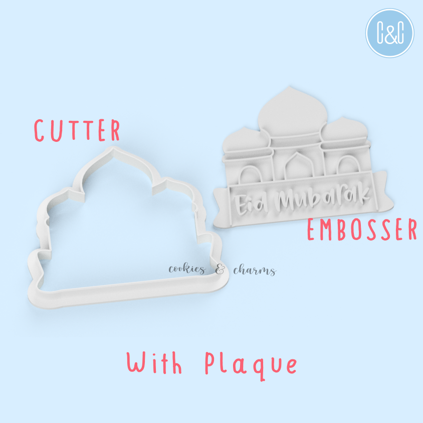 mosque with plaque cutter and embosser 2