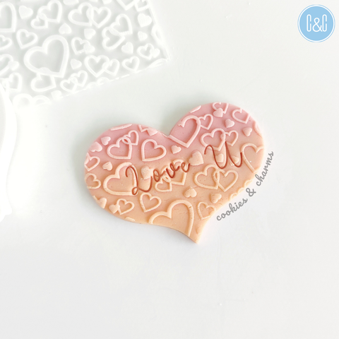 Debossing Sewed Heart Polymer Clay Cutter Valentines Day Cutter Heart Clay  Earring Making Cutter Love Cutter Embossing Clay Cutter 