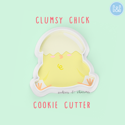 clumsy chick easter cookie cutter