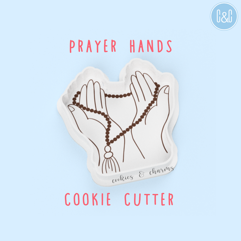 prayer hands cookie cutter