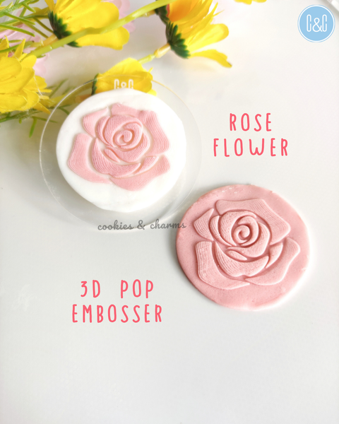 rose 3d pop embosser cutter 1