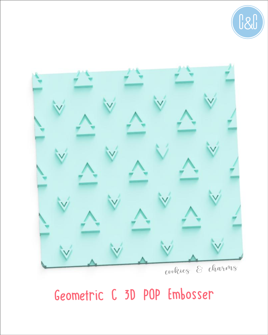 Geometric C 3D POP Embosser