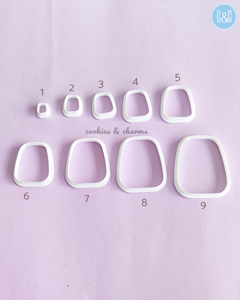 Fat Rounded Rectangle Clay Cutter  2