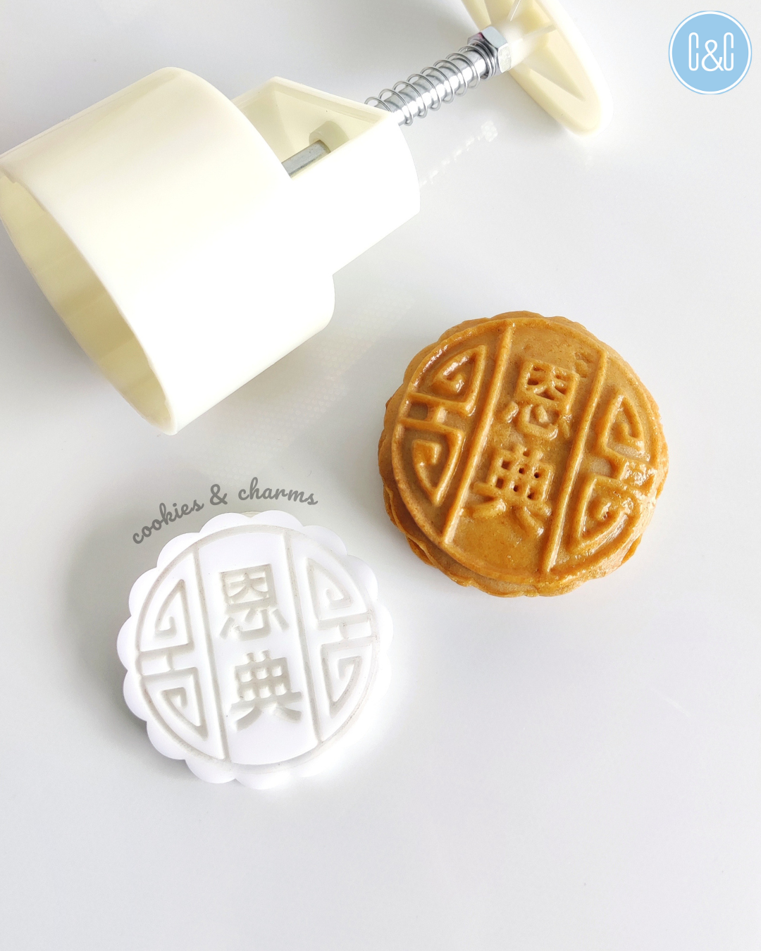 Flowers Moon Cake Mold Including 1 Mold 6 Stamps Diy Hand - Temu