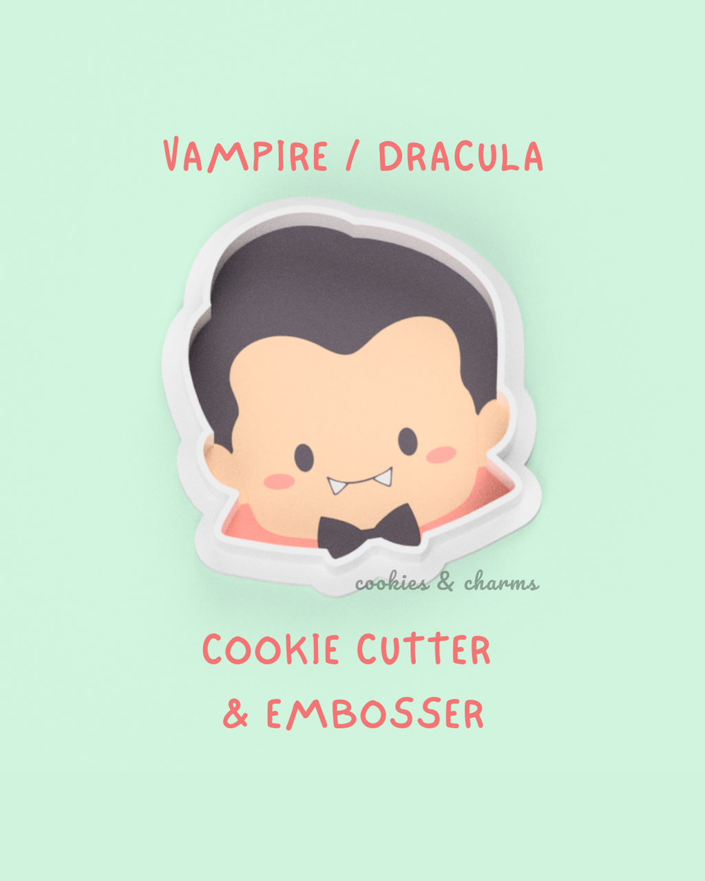 vampire cookie cutter and embosser 1