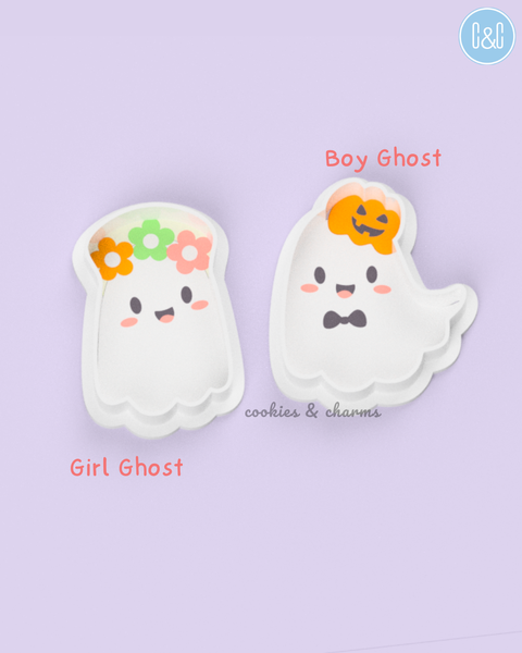 ghost couple cookie cutter and embosser 2