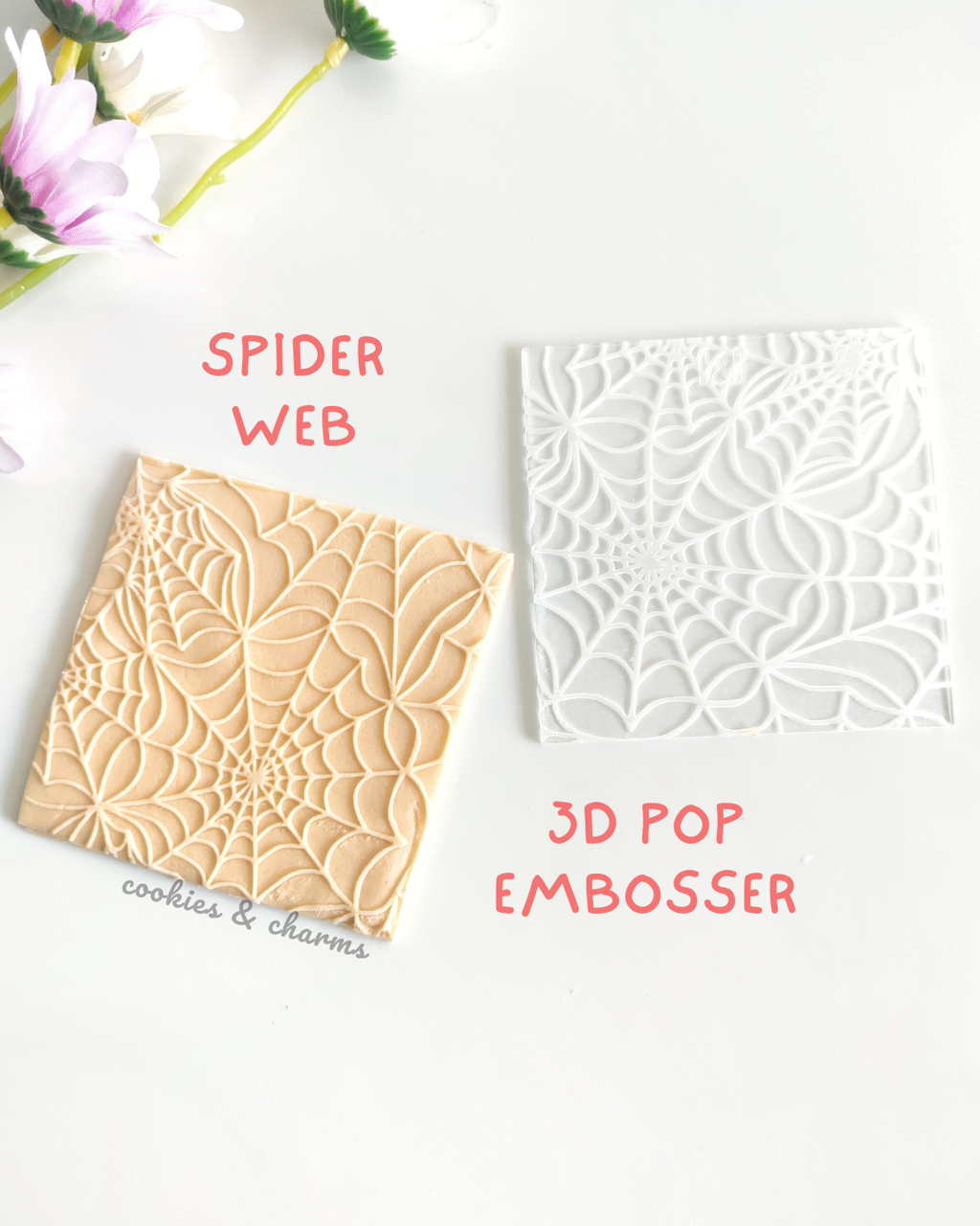 spider web 3d pop embosser