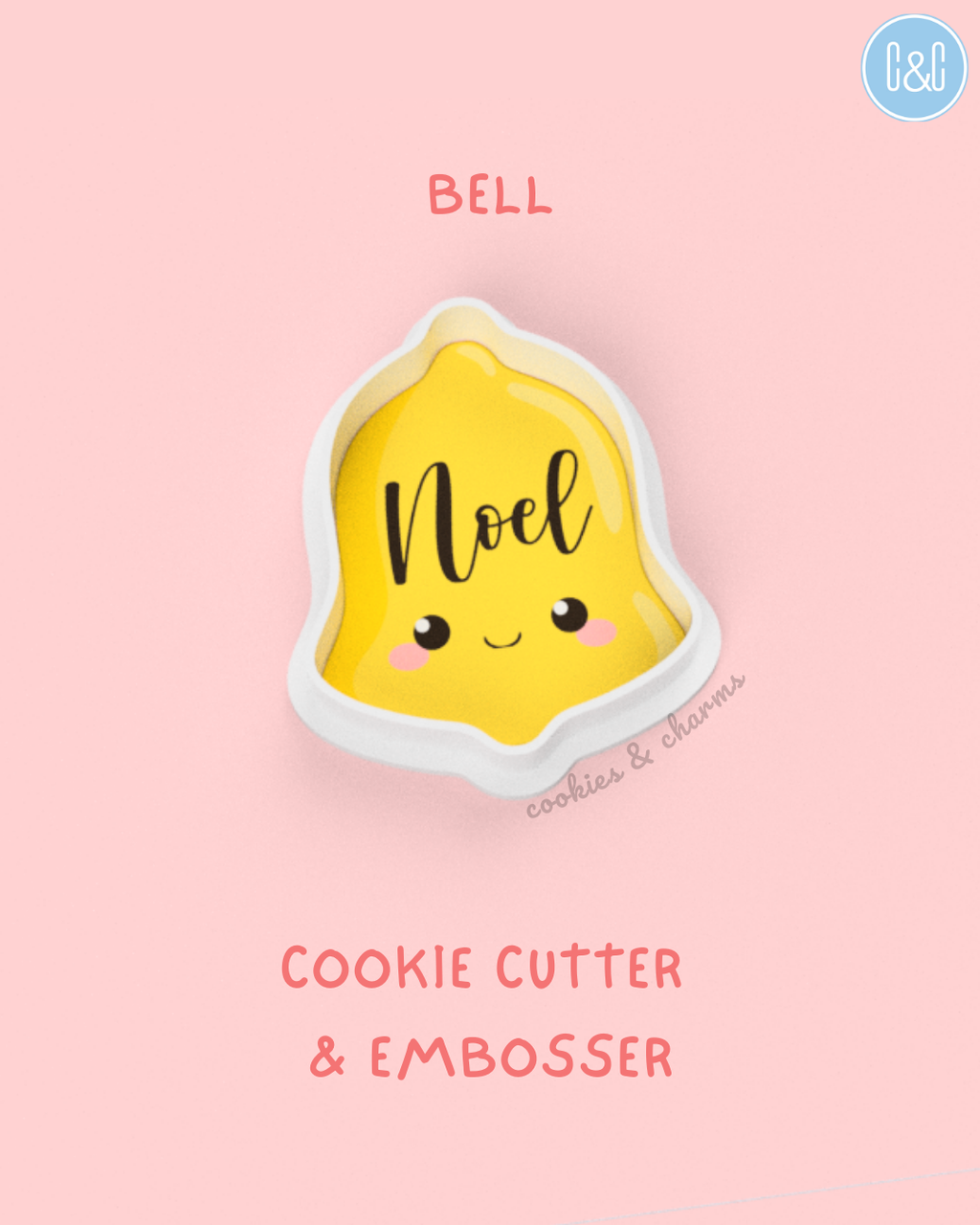 bell cookie cutter and embosser