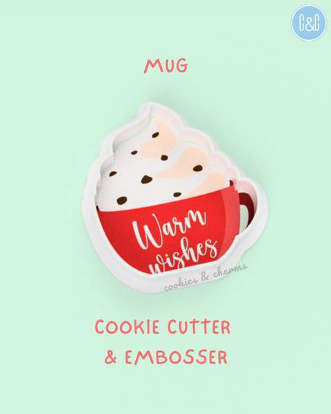 mug cookie cutter and embosser