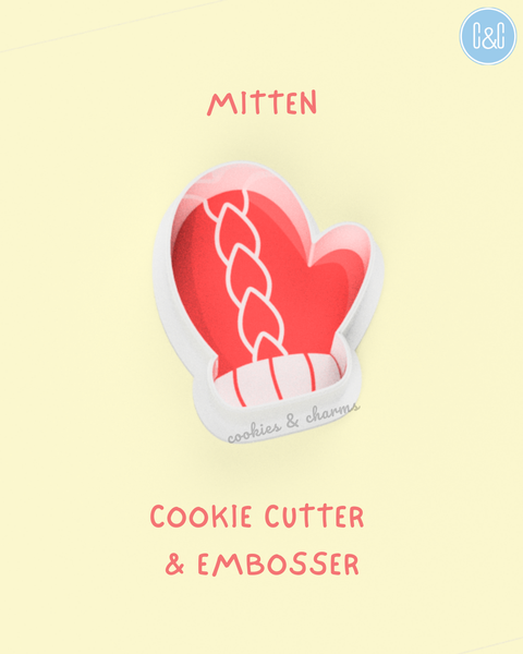 mitten cookie cutter and embosser