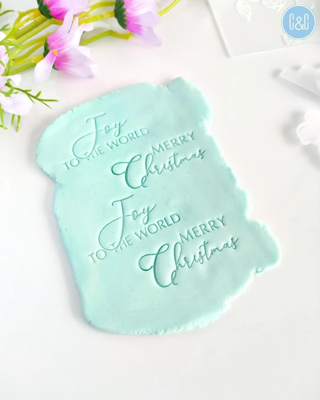 christmas font embosser 1