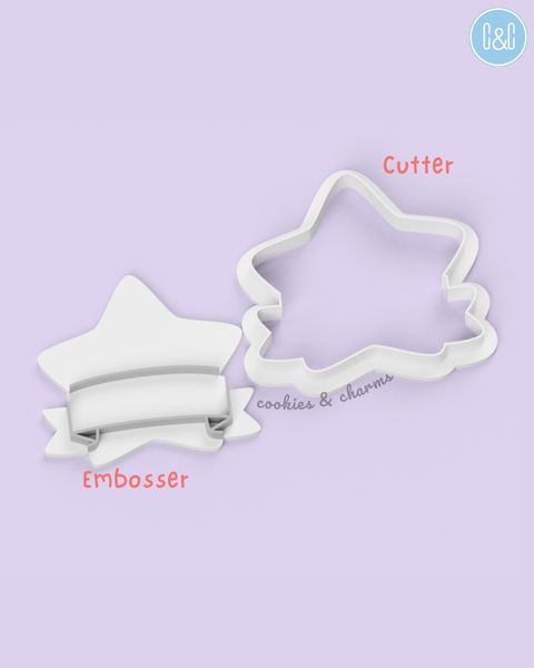 chubby star plaque cutter embosser 2