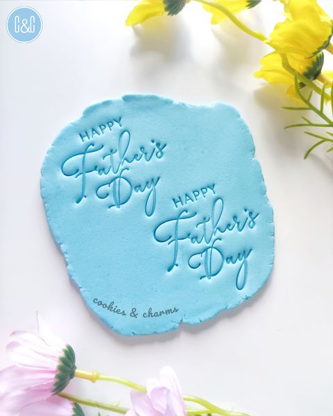 Happy fathers day font embosser 2
