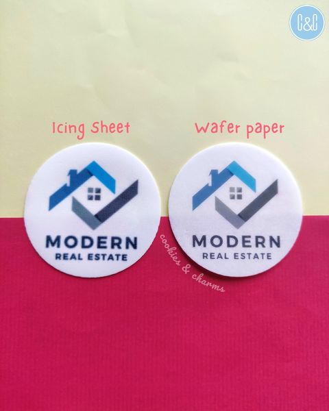 Edible sheet - icing vs wafer paper