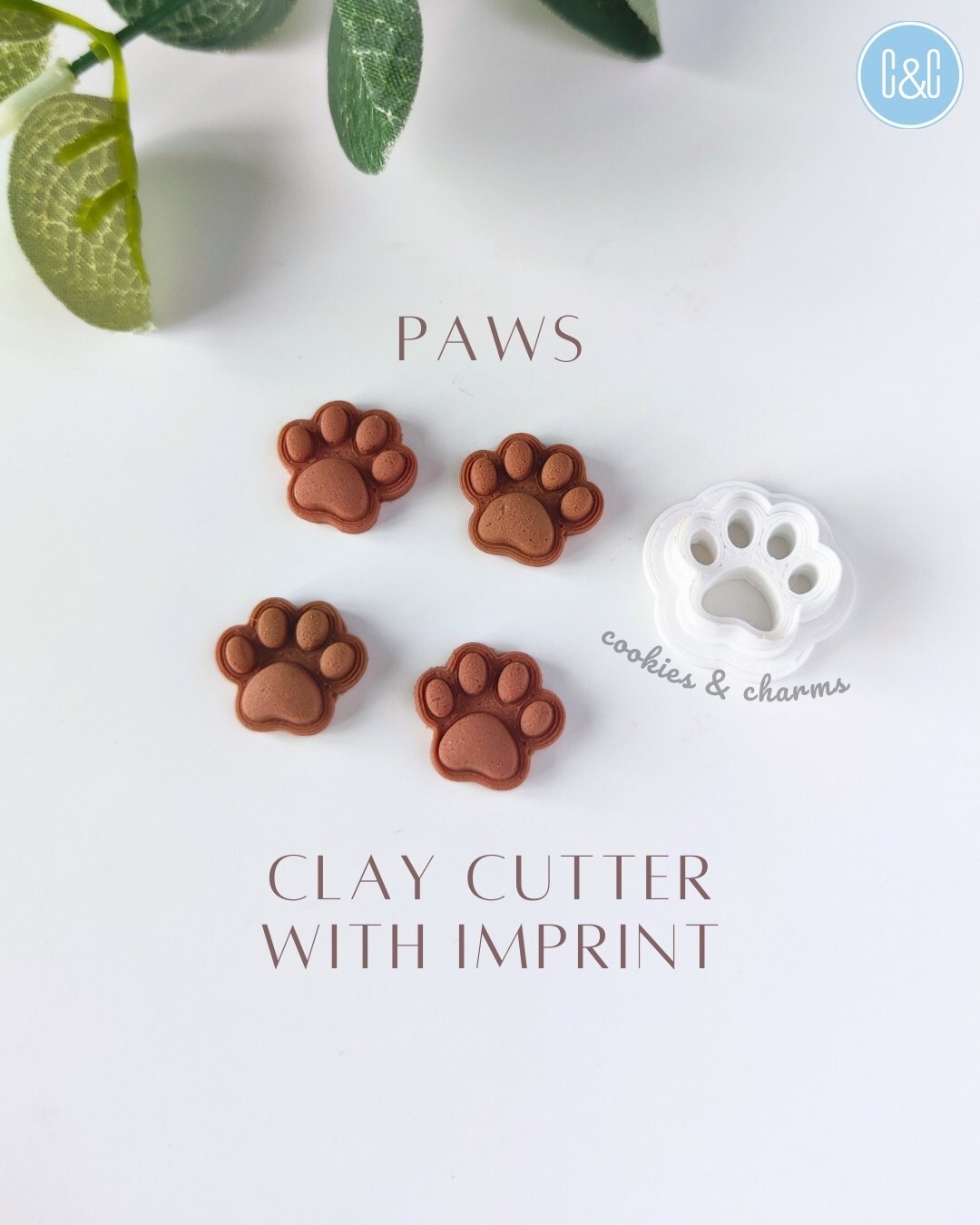 paws clay cutter with imprint 1
