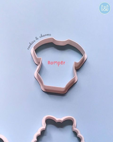 Baby romper cookie cutter 2