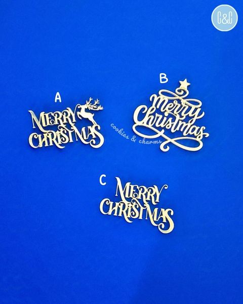 merry christmas cake topper (2)