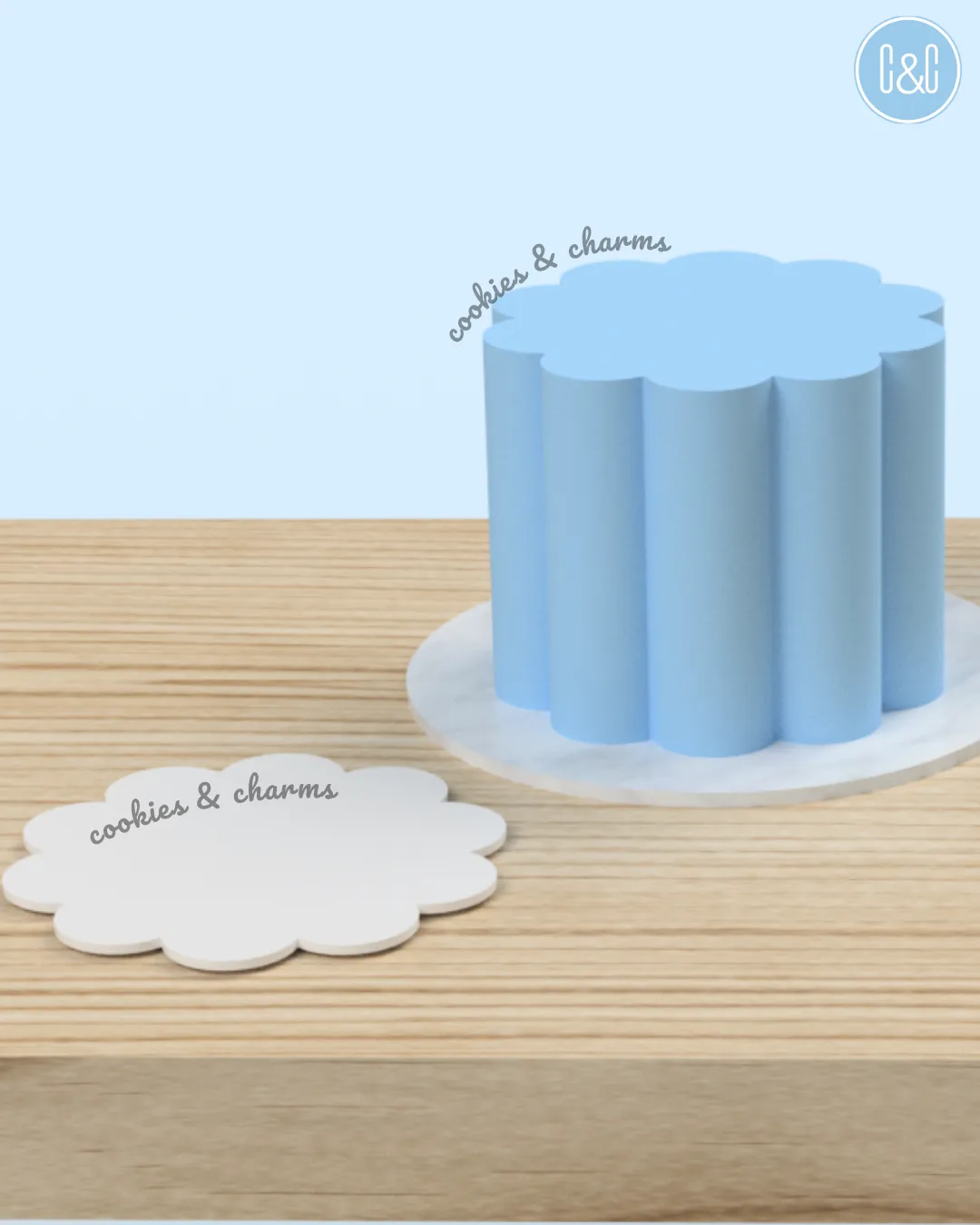 smooth side sheet cake