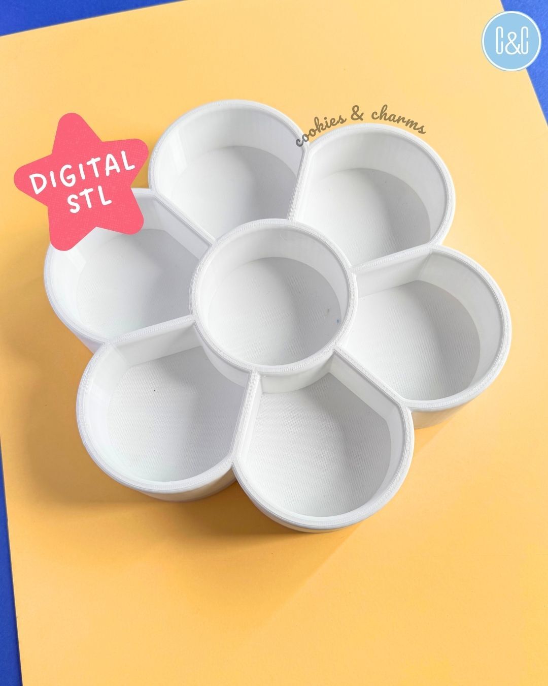 Digital 6 petal flower box