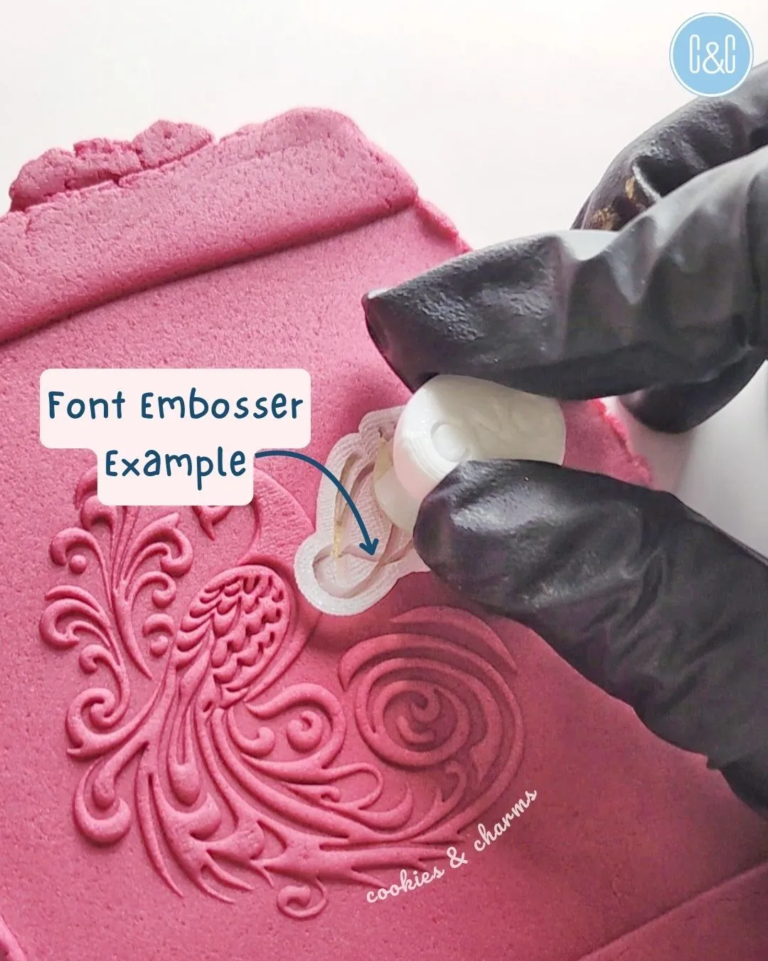 font embosser example general
