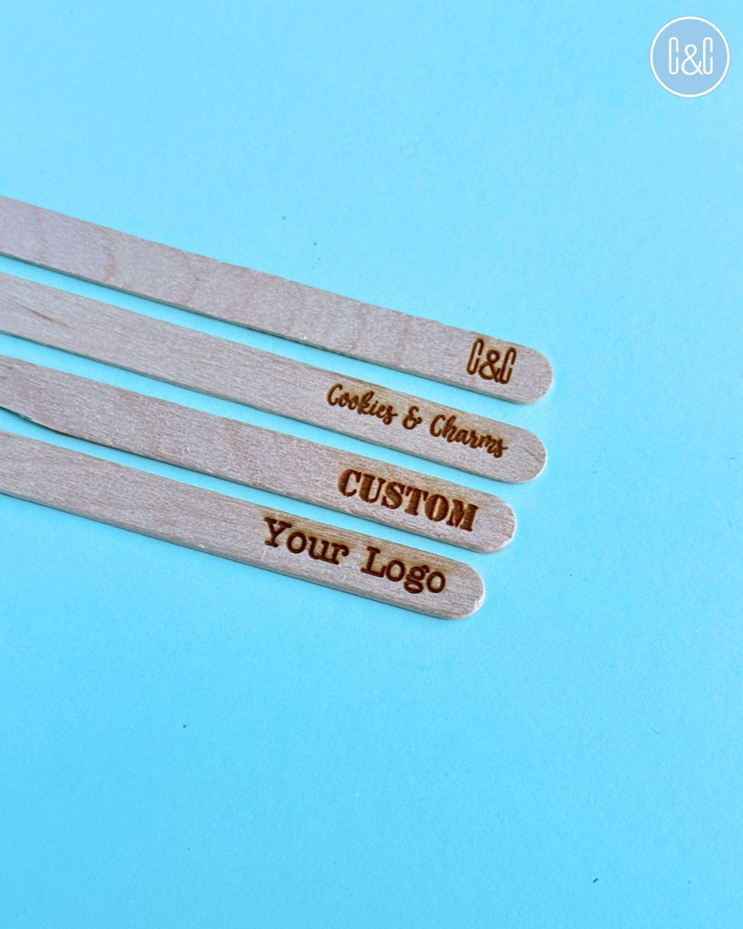 c&c custom ice cream stick